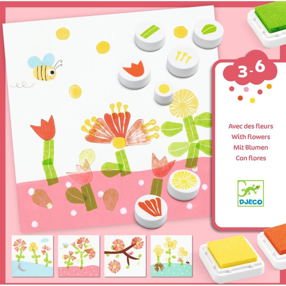 Djeco Coffret Avec des fleurs