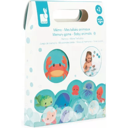 Janod Mémory pour le bain Mes bébés animaux