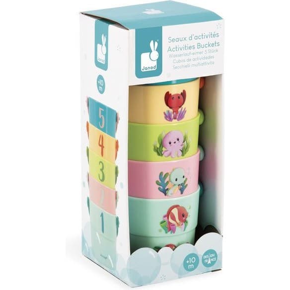 Janod Seaux pour le bain Mes bébés animaux