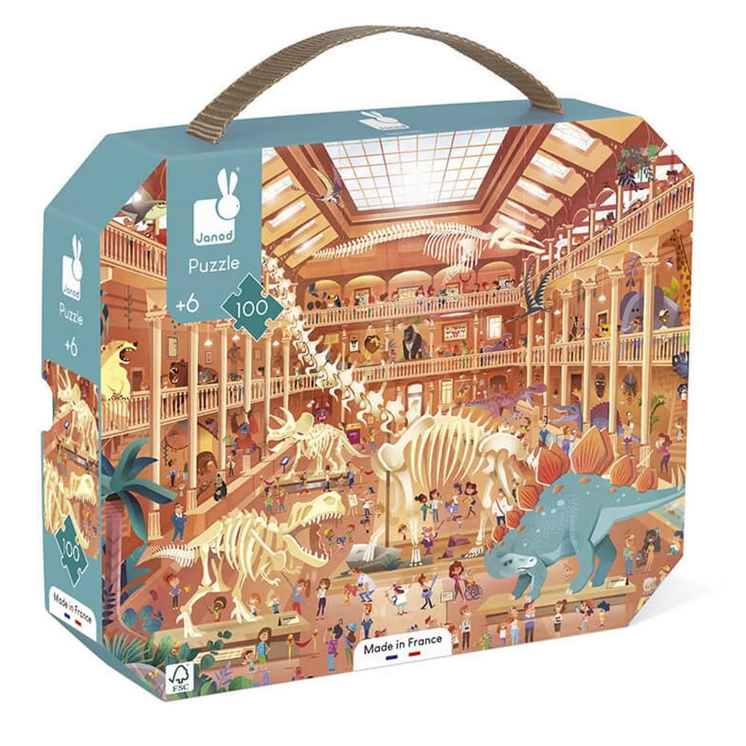 Janod Puzzle musée d'histoire naturelle 100 pièces