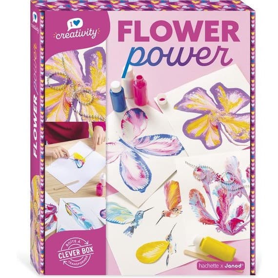 Janod Coffret créatif Flower Power I love creativity