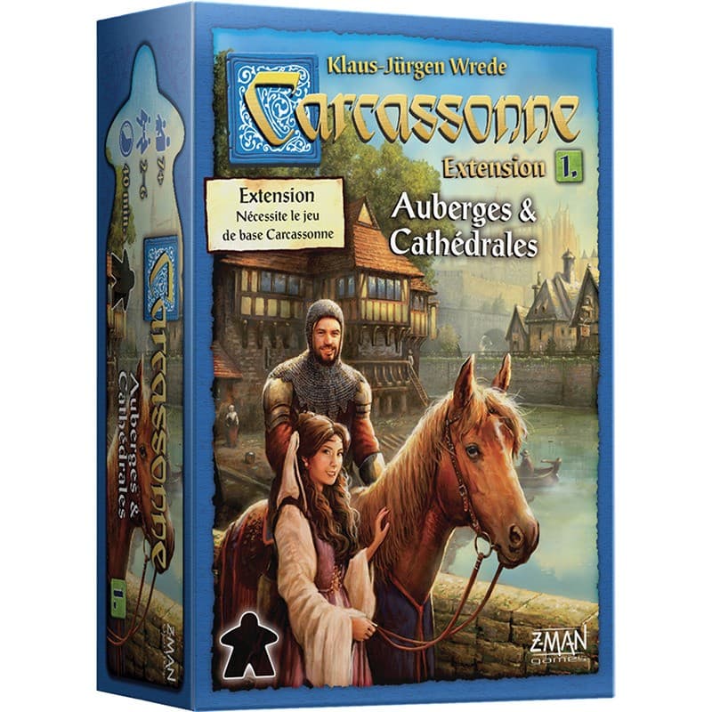 Z-man Games Carcassonne Extension n°1 : Auberges et Cathédrales