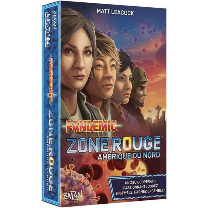Z-man Games Pandemic Zone Rouge Amérique du Nord