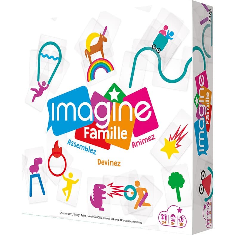 Asmodee Jeu de société : Imagine Famille
