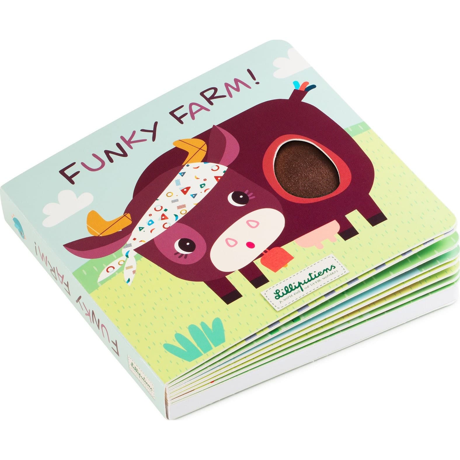 Lilliputiens Livre Tactile et Sonore Ferme Funky Farm