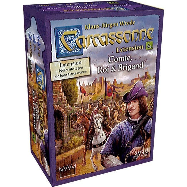 Z-man Games Carcassonne : Extension 6 Comte, Roi et brigand