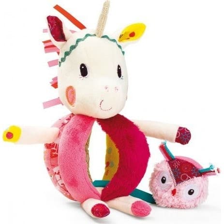 Lilliputiens Hochet à Poignées Louise la Licorne