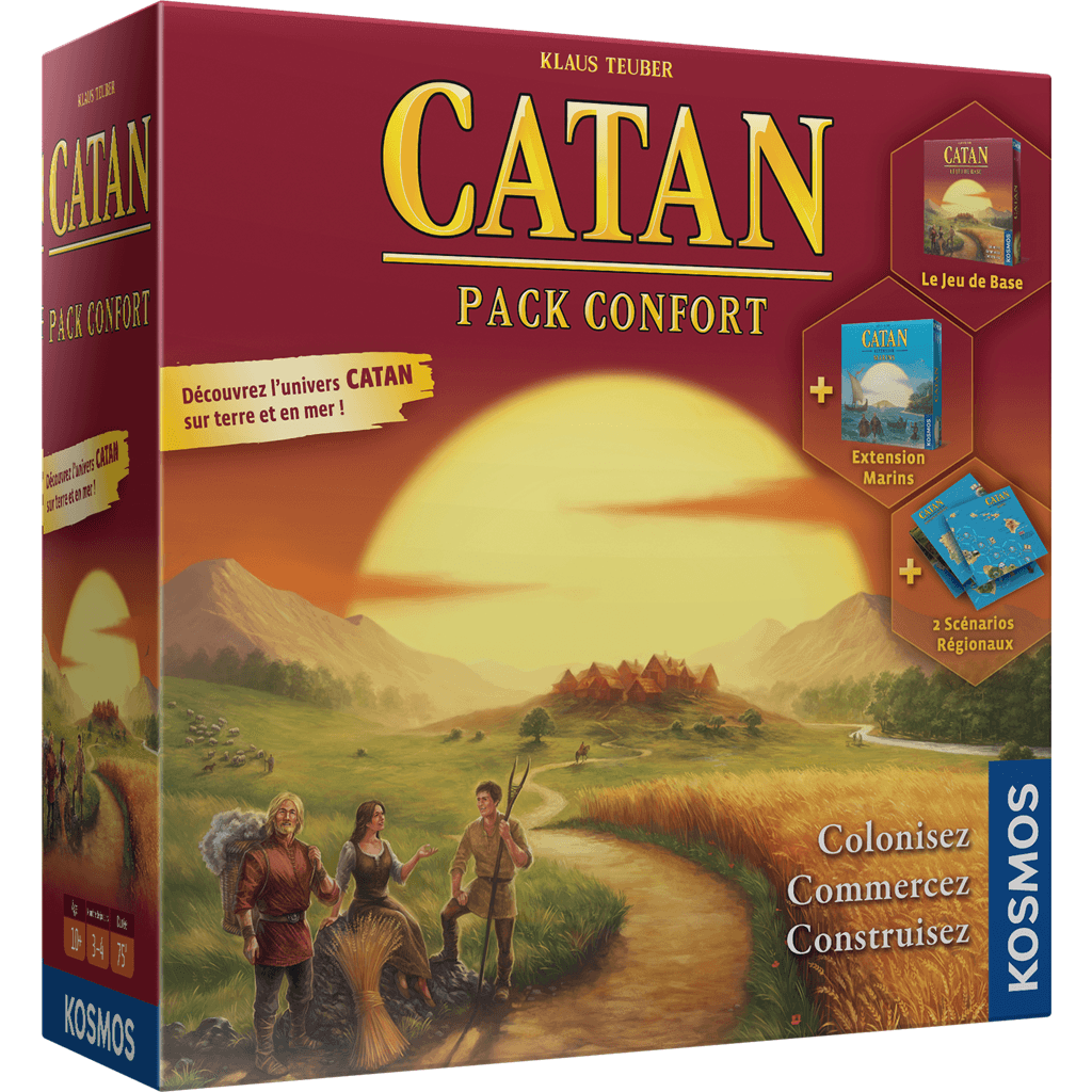 Kosmos Catan Pack Confort Éd. 25 Ans