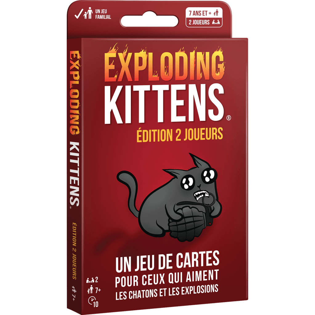 Asmodee Exploding Kittens Edition 2 joueurs