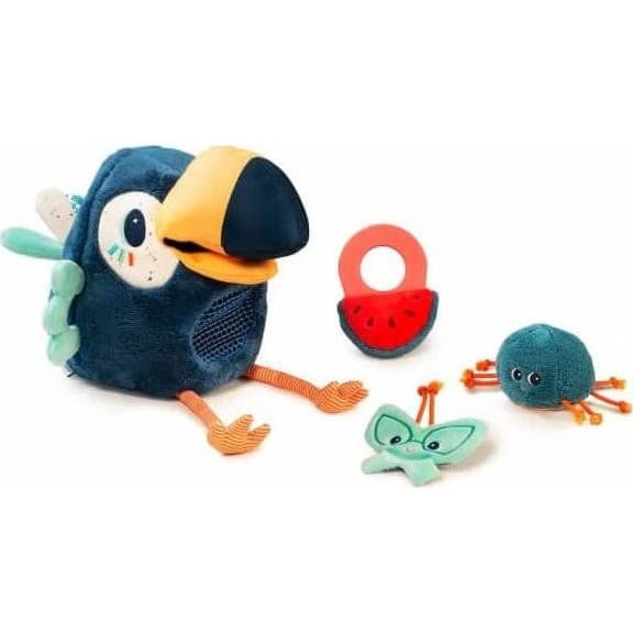 Lilliputiens Peluche d'activité Pablo Pique Assiette