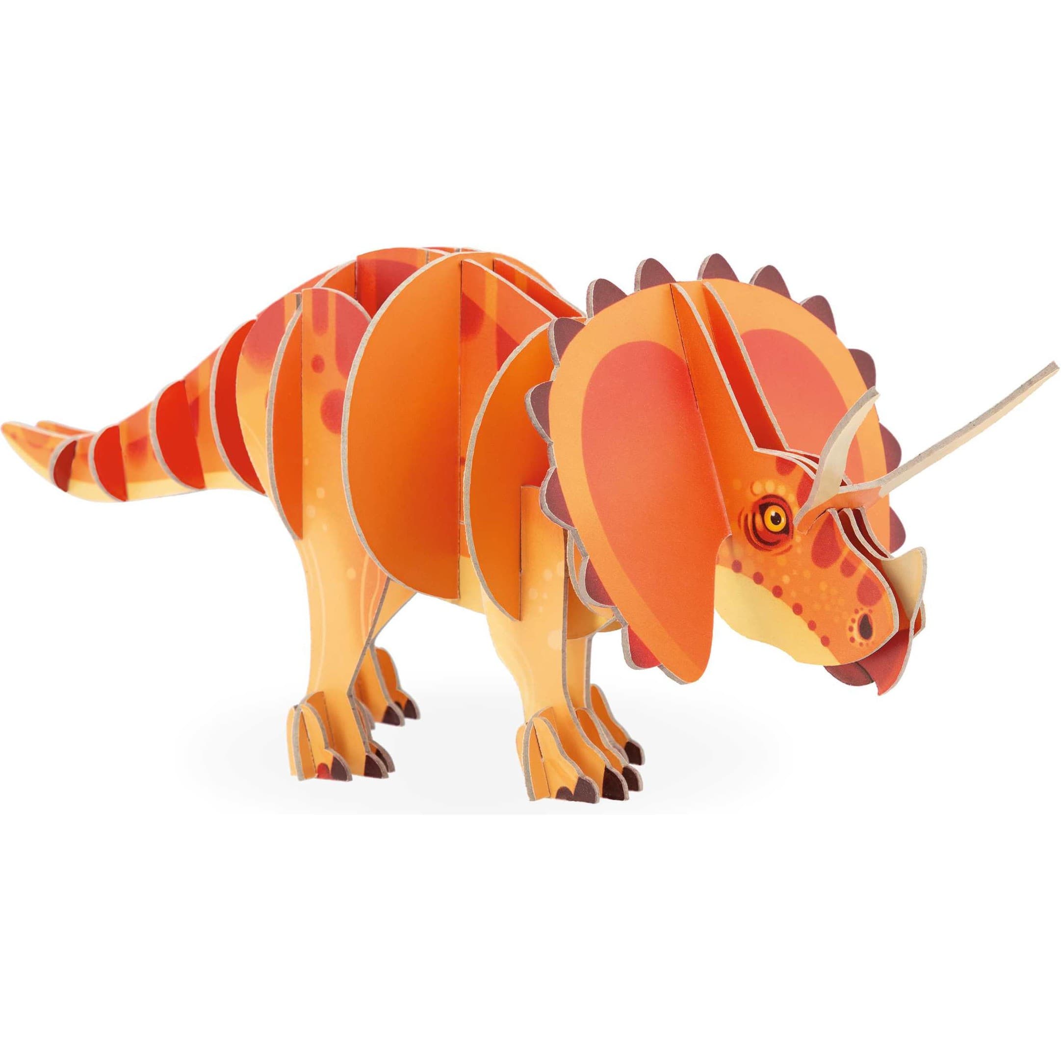 Janod Puzzle en volume le Tricératops
