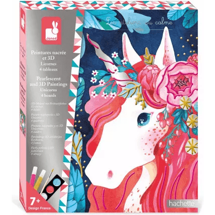 Janod Peinture nacrée et 3D Licorne
