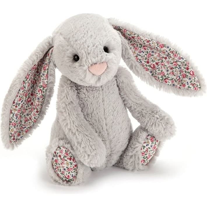 Jellycat Peluche Lapin Blossom Gris 18 cm