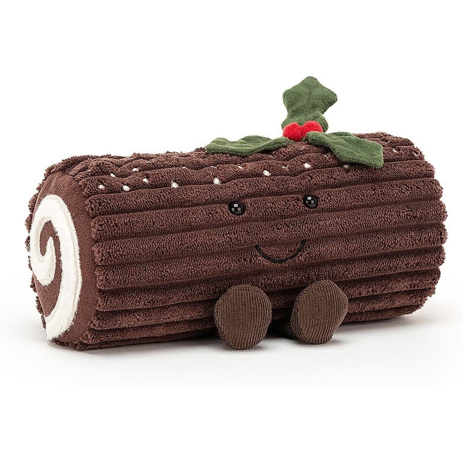 Jellycat Peluche Bûche de Noël Amuseable