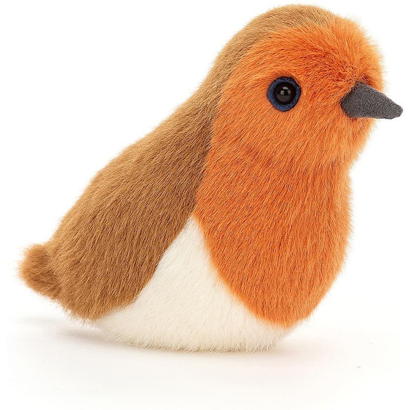 Jellycat Doudou petit oiseau Marron et orange