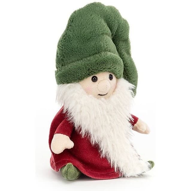 Jellycat Peluche nain Noël au chapeau vert