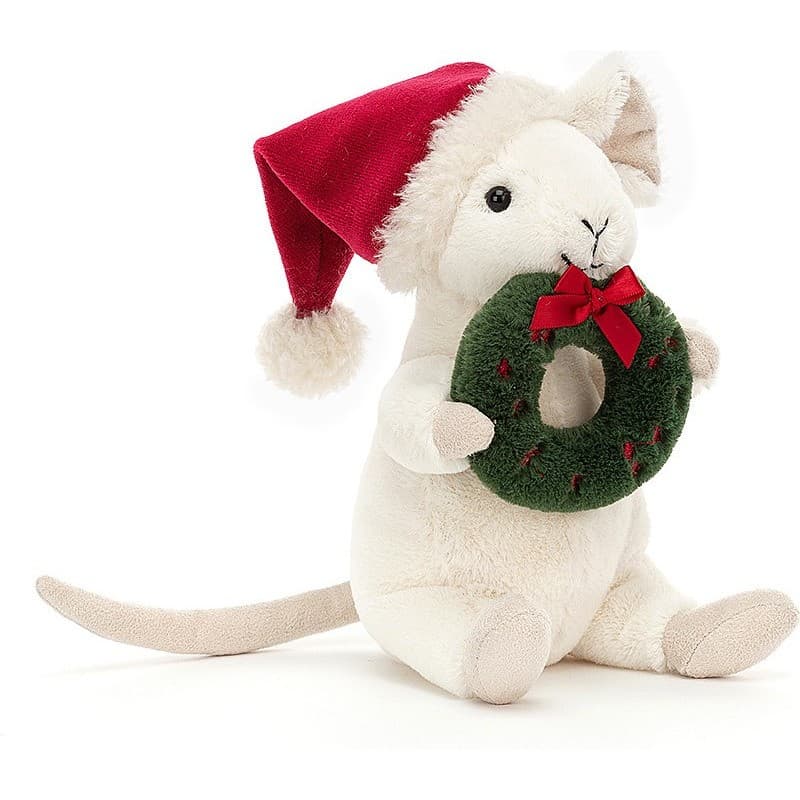 Jellycat Peluche Souris Couronne de noël