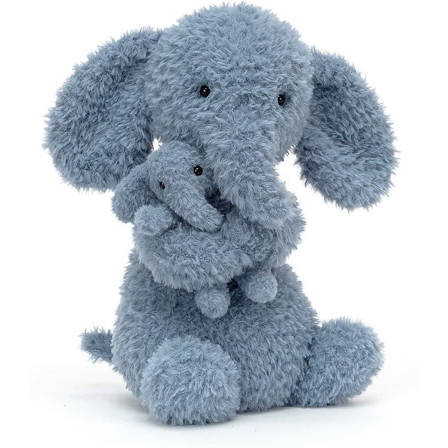 Jellycat Peluche maman & bébé éléphants Huddles