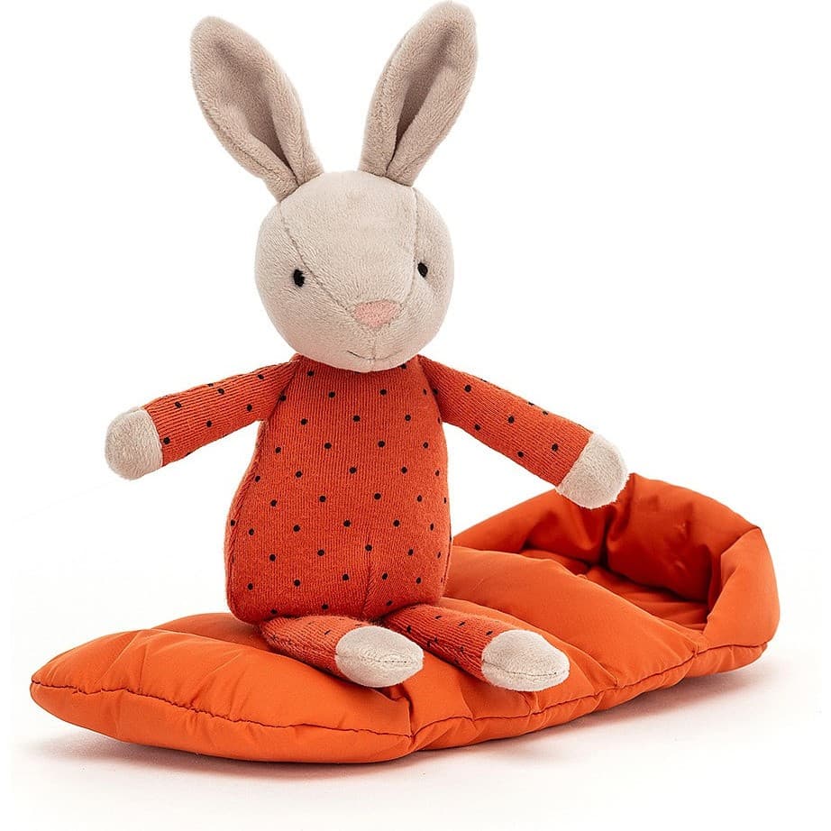 Jellycat Peluche Lapin et Sac de Couchage Snuggler