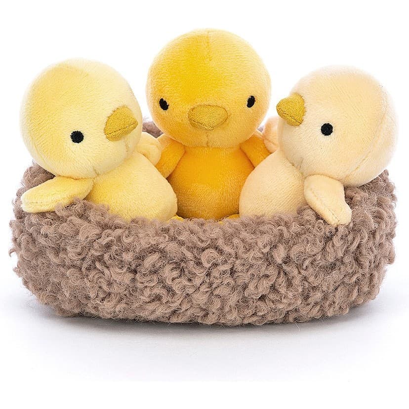 Jellycat Peluche Poussins dans son nid