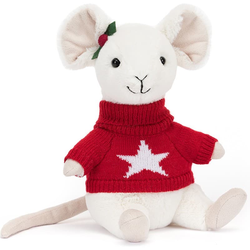 Jellycat Peluche Souris Pull de Noël