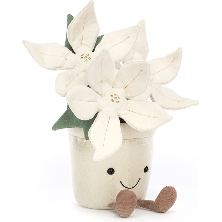 Jellycat Peluche Poinsettia Doré Amuseable