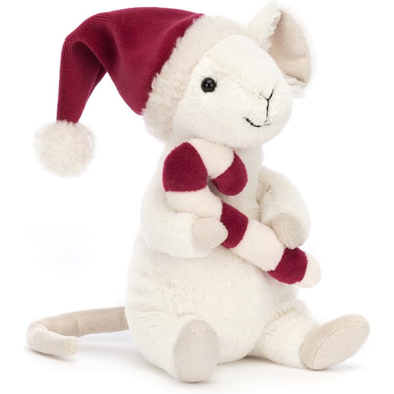 Jellycat Peluche Souris avec Bonbon Canne