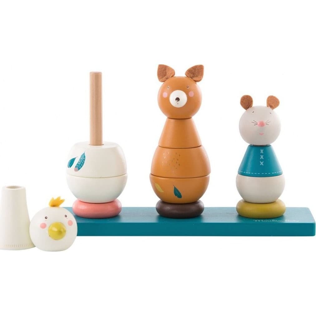 Moulin Roty Empilable Animaux Le Voyage D'Olga