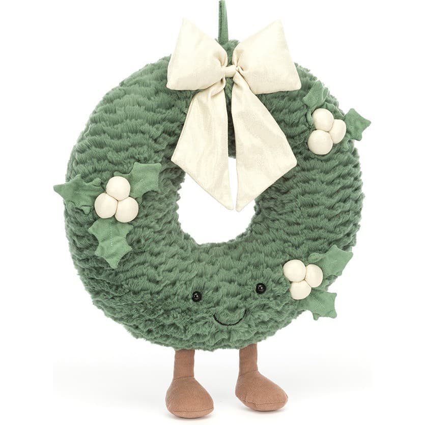 Jellycat Peluche Couronne Noël Dorée Amuseable Large