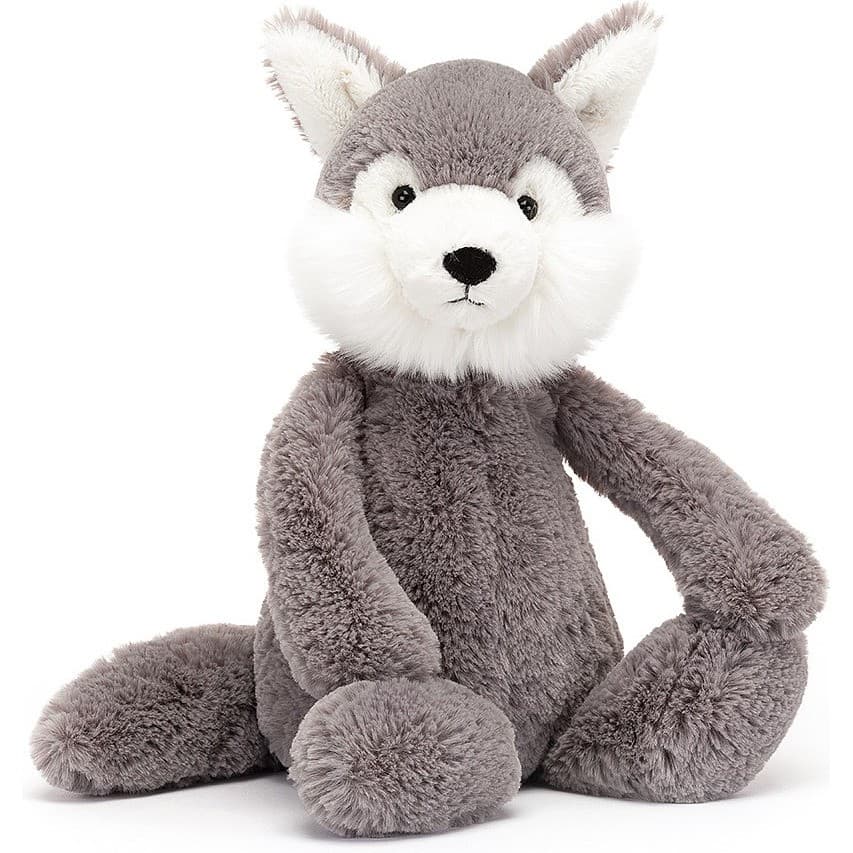 Jellycat Peluche loup Bashful 31cm