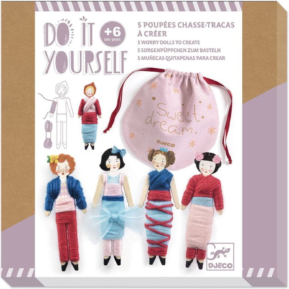 Djeco Coffret créatif : Poupées à créer : Sweet night