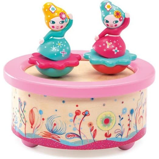 Djeco Boite à musique magnétique Flower Melody