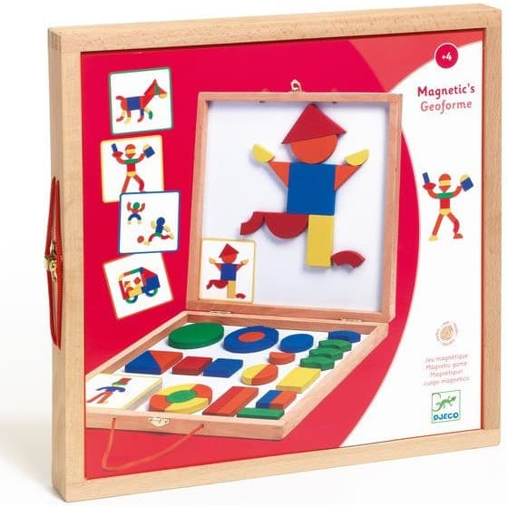 Djeco Mallette Géoforme jeu magnétique