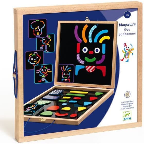 Djeco Coffret magnétique Géoforme personnages