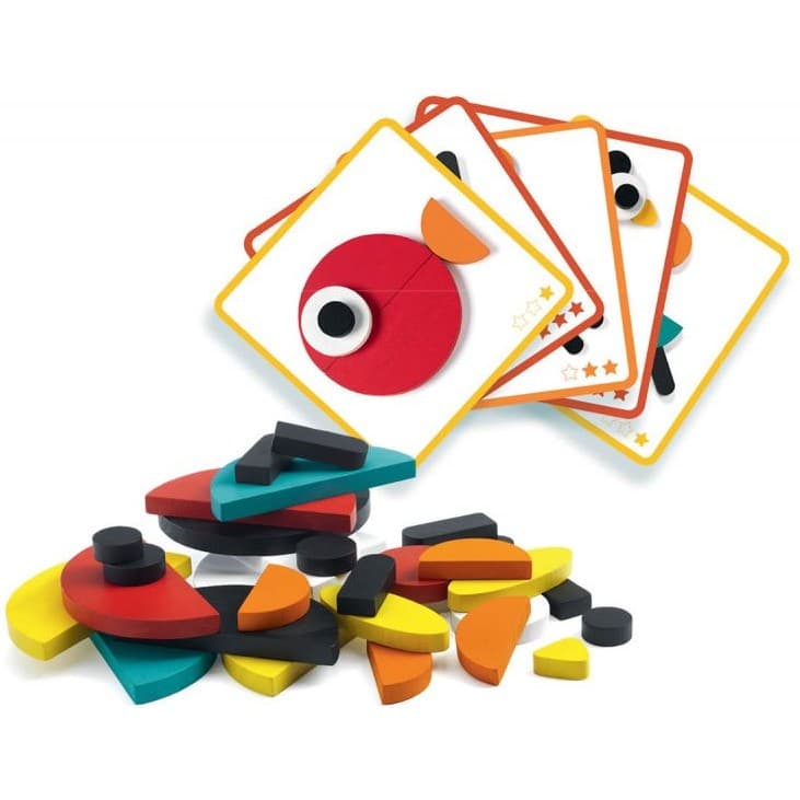 Djeco Ze Geoanimo jeu de formes et couleurs 3 ans
