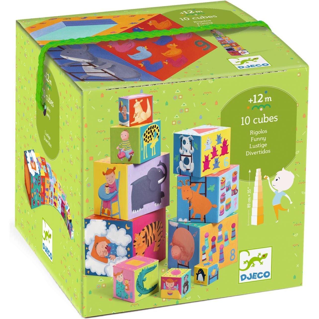 Djeco Cubes Premier Âge Cubes Rigolos