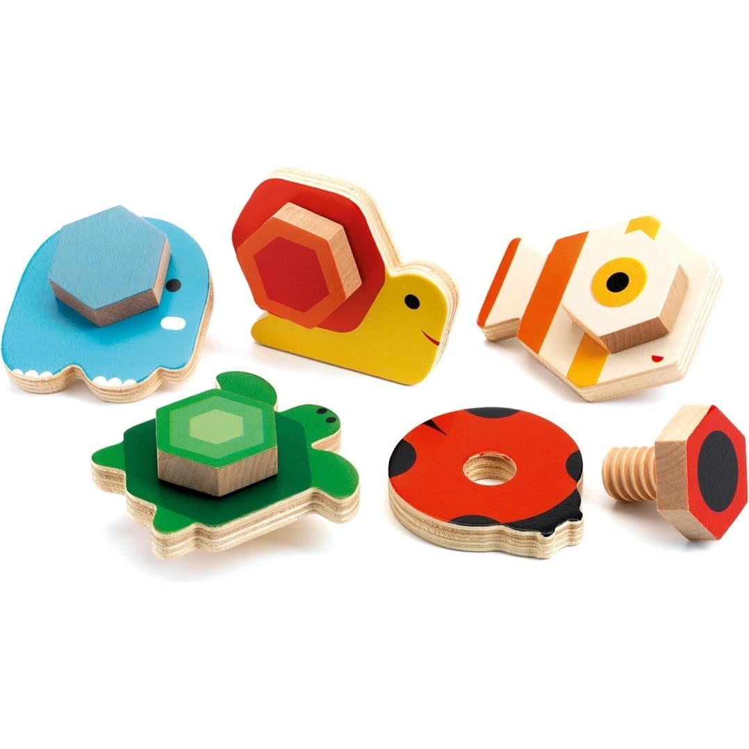 Djeco Jeu de vissage Tournabasic