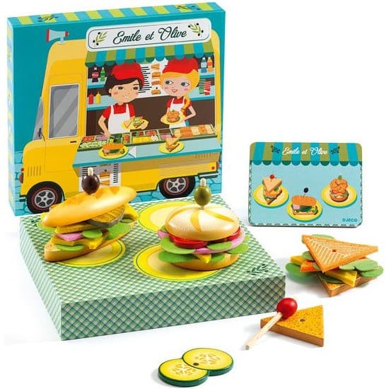 Djeco Emile et Olive Sandwichs dès 4 ans