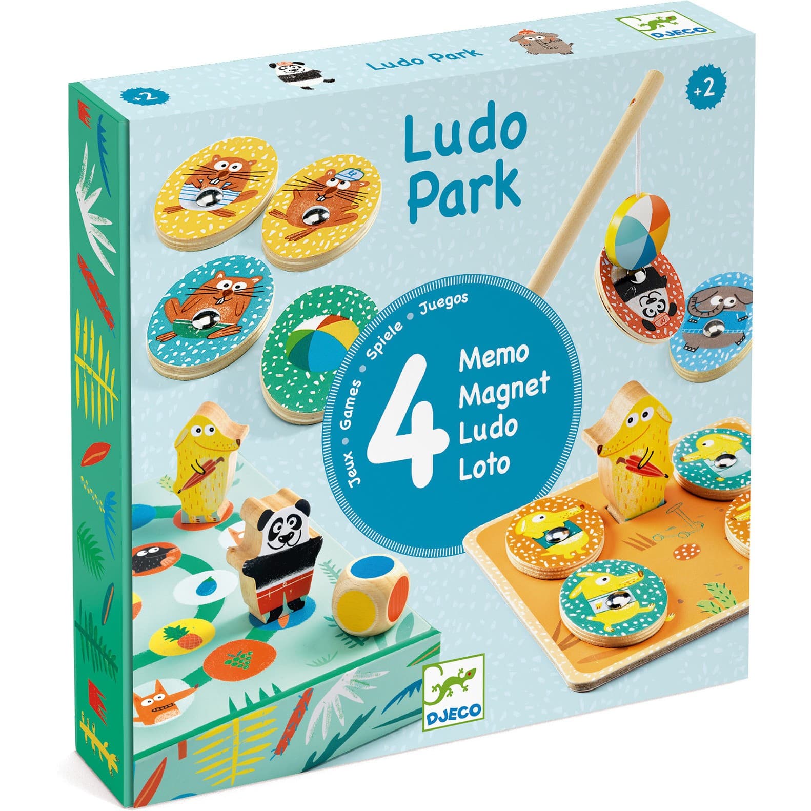 Djeco Ludopark Set de 4 jeux
