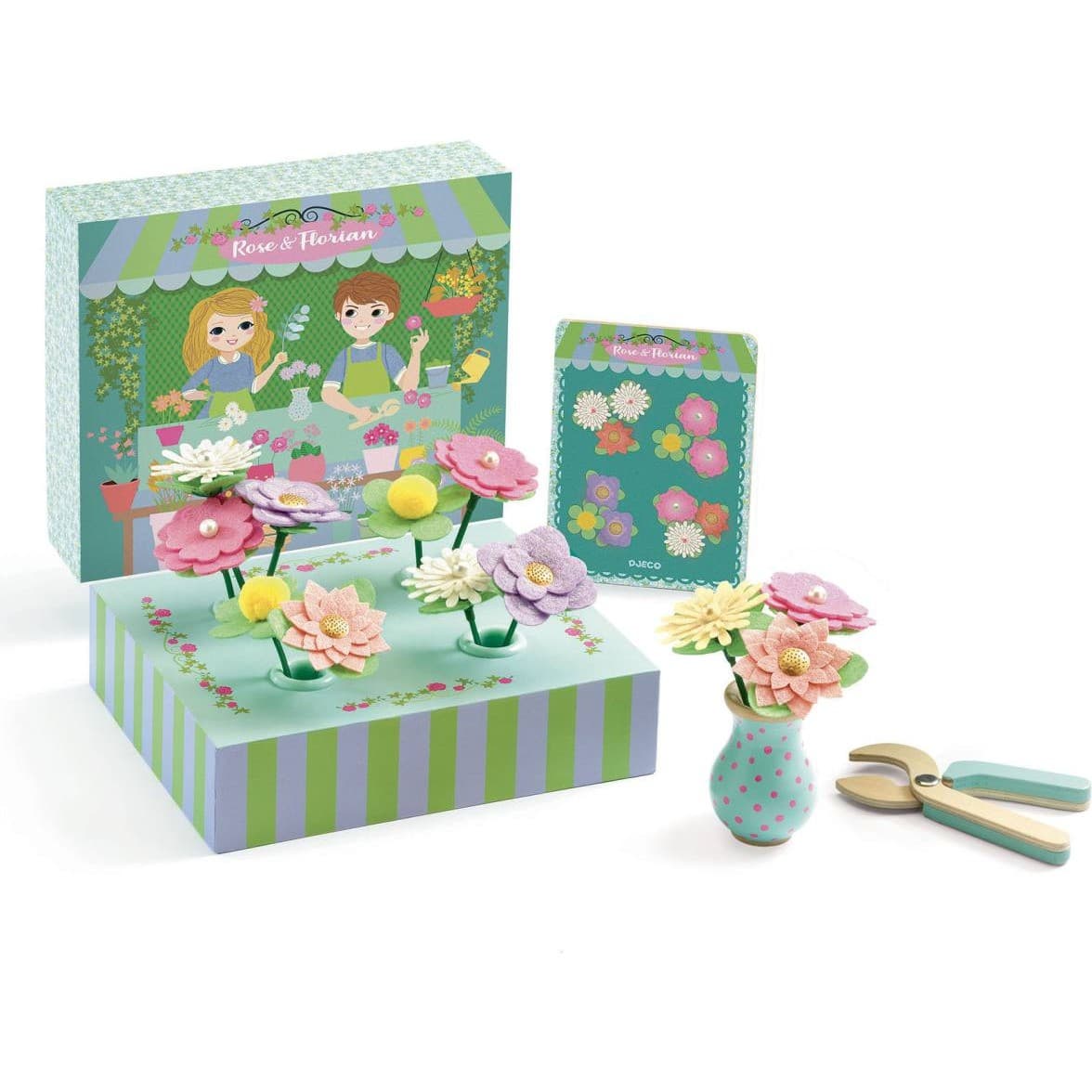 Djeco Boutique de fleurs : Rose et Florian