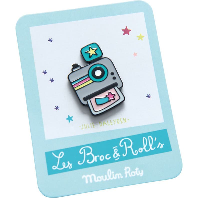 Moulin Roty Pin's émaillé appareil photo Les Broc' & Rolls