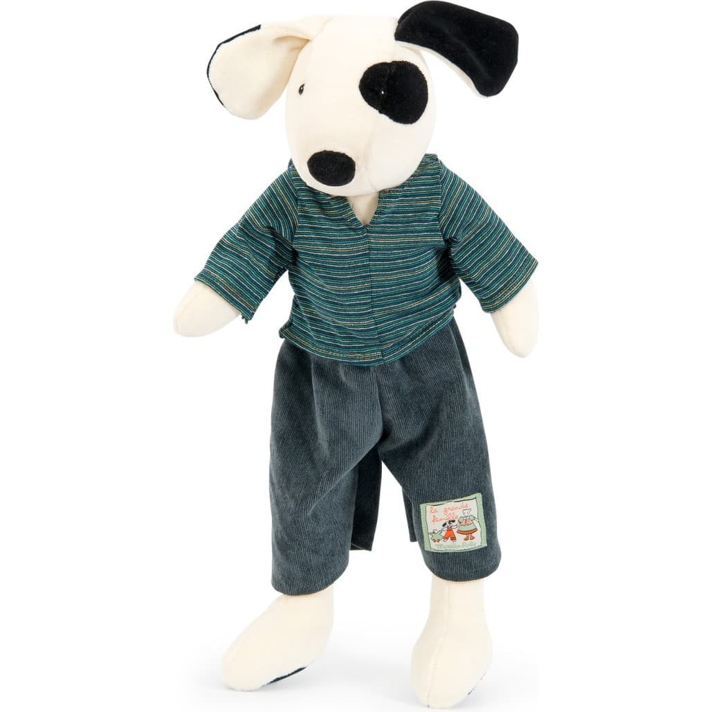 Moulin Roty Peluche Julius le chien 50 cm La Grande Famille