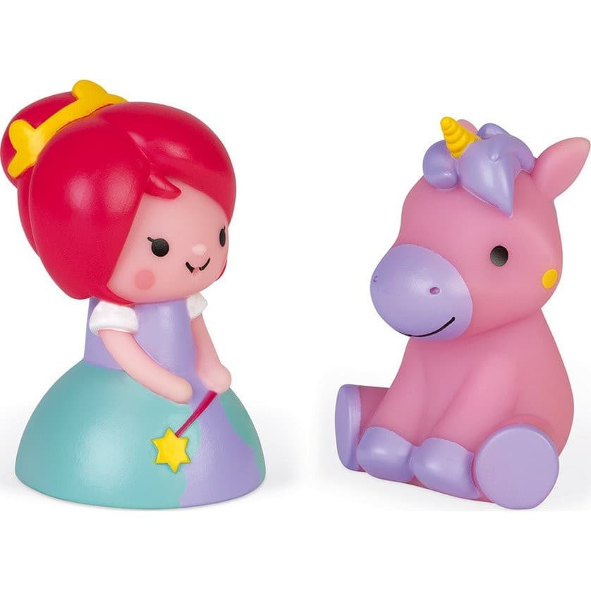 Janod Jouets de bain Princesse et Licorne 