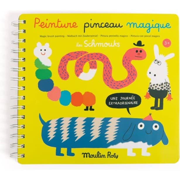Moulin Roty Peinture pinceau magique Les Schmouks