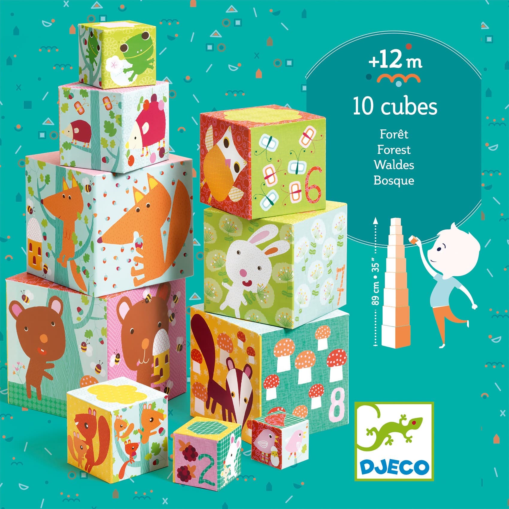 Djeco Cubes Premier Âge Forêt