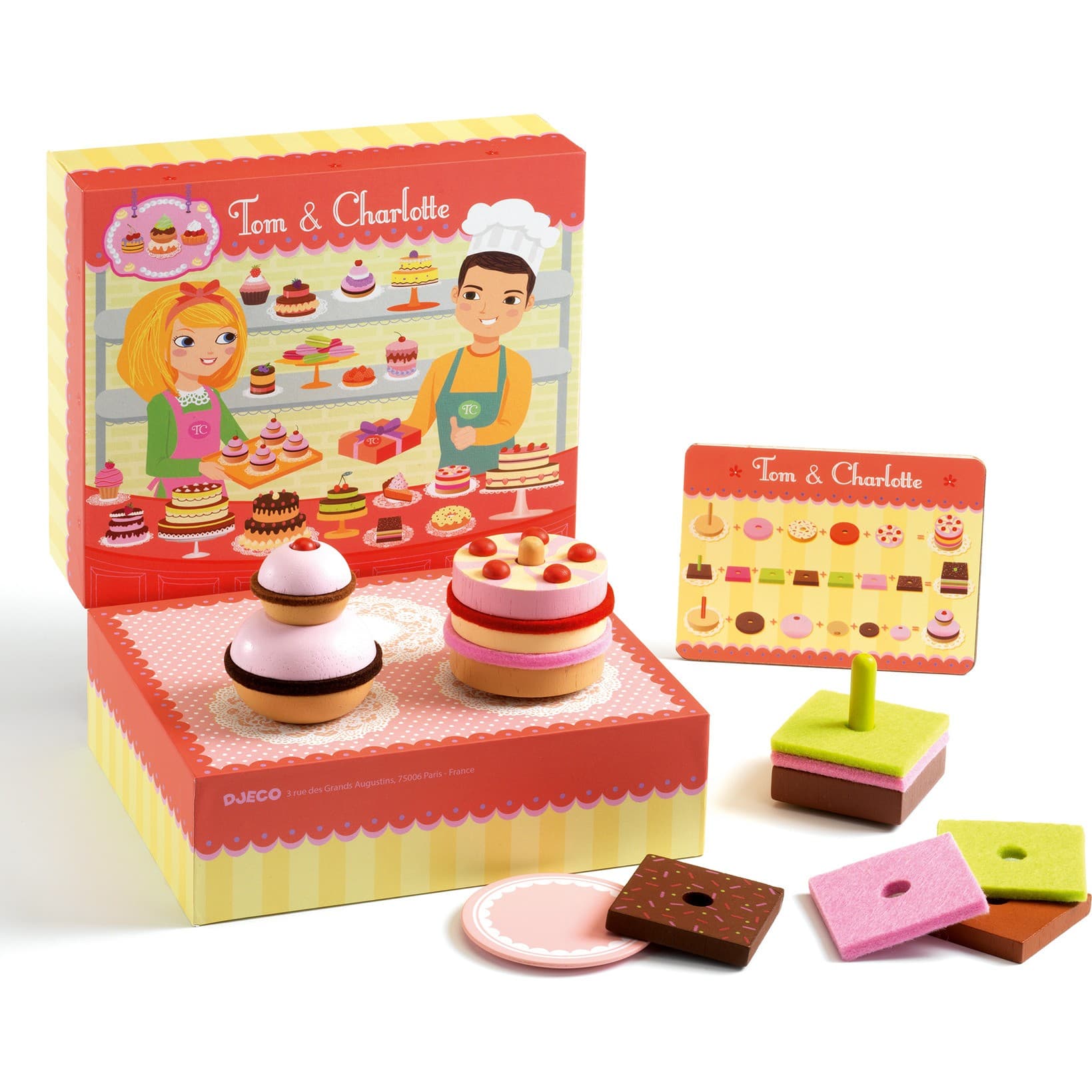 Djeco Dinette en bois Pâtisserie Charlotte et Tom