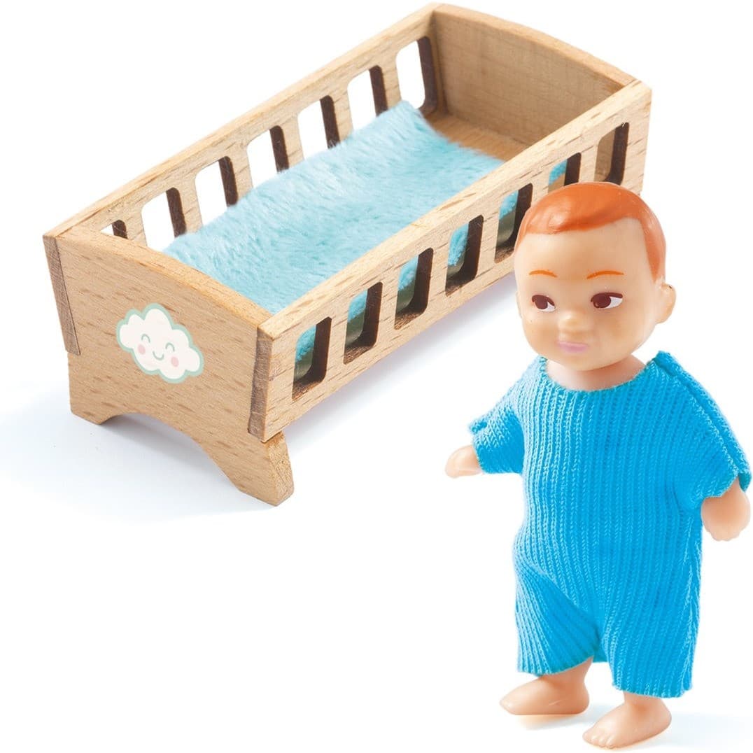 Djeco Bébé Sacha figurine maison de poupée