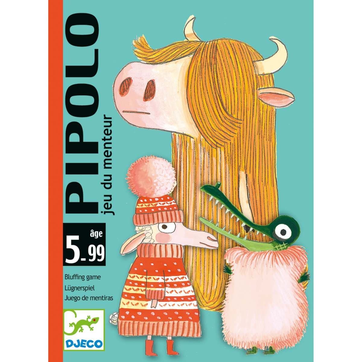 Djeco Jeu de carte pour enfant Pipolo