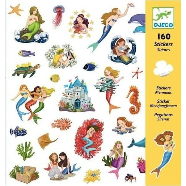 Djeco Stickers Papier Sirènes