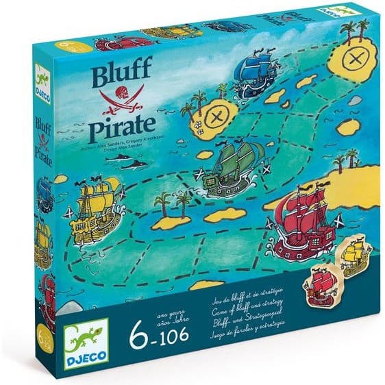 Djeco Jeu de bluff : Bluff Pirate